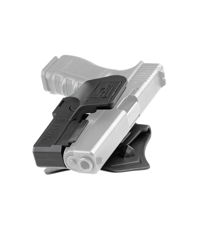 Amomax Universal Paddle Holster for Rail Pistols - Black