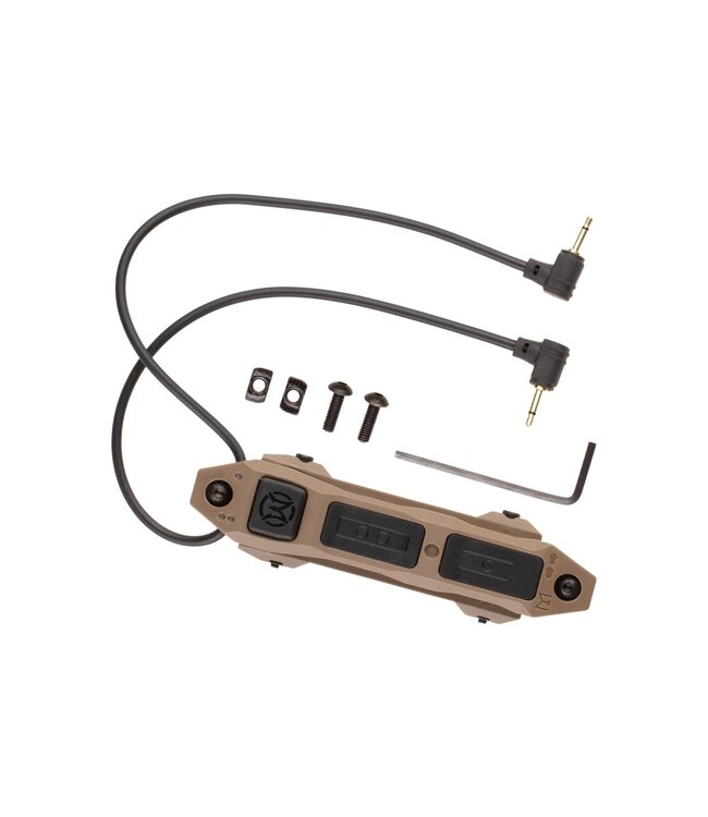 WADSN Tactical Augmented Dual Function Tape Switch with Lock 2.5mm - Dark Earth