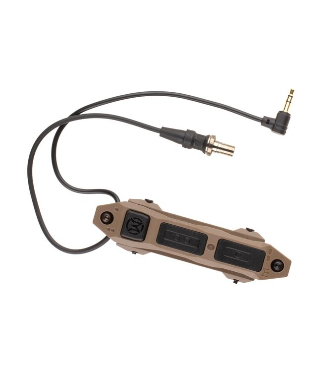 WADSN Tactical Augmented Dual Function Tape Switch with Lock SF ML & 3.5mm - Dark Earth