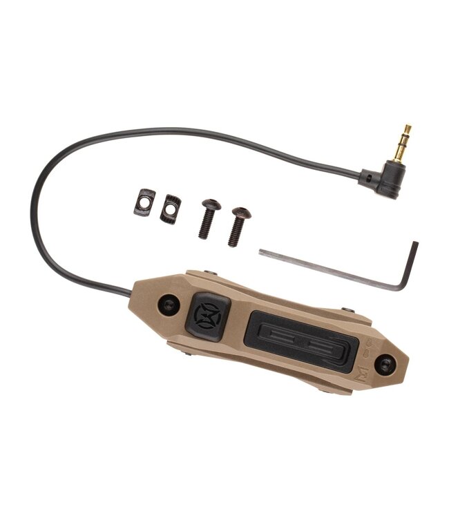 WADSN Tactical Augmented Dual Function Tape Switch 3.5mm - Dark Earth