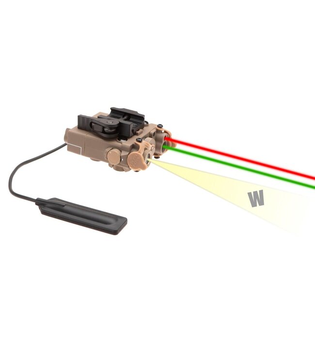 WADSN DBAL-A2 Illuminator / Laser Module Red + Green - Dark Earth