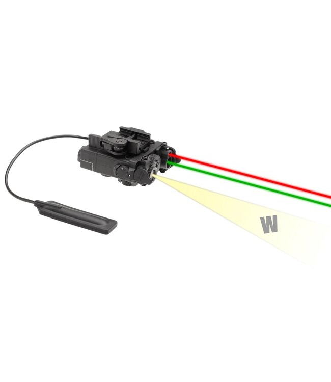 WADSN DBAL-A2 Illuminator / Laser Module Red + Green - Black