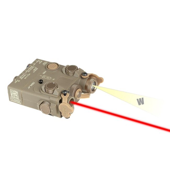 WADSN DBAL-A2 Illuminator / Laser Module Red - Dark Earth