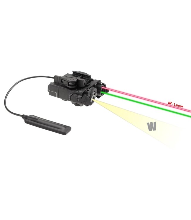 WADSN DBAL-A2 Illuminator / Laser Module Green + IR - Black