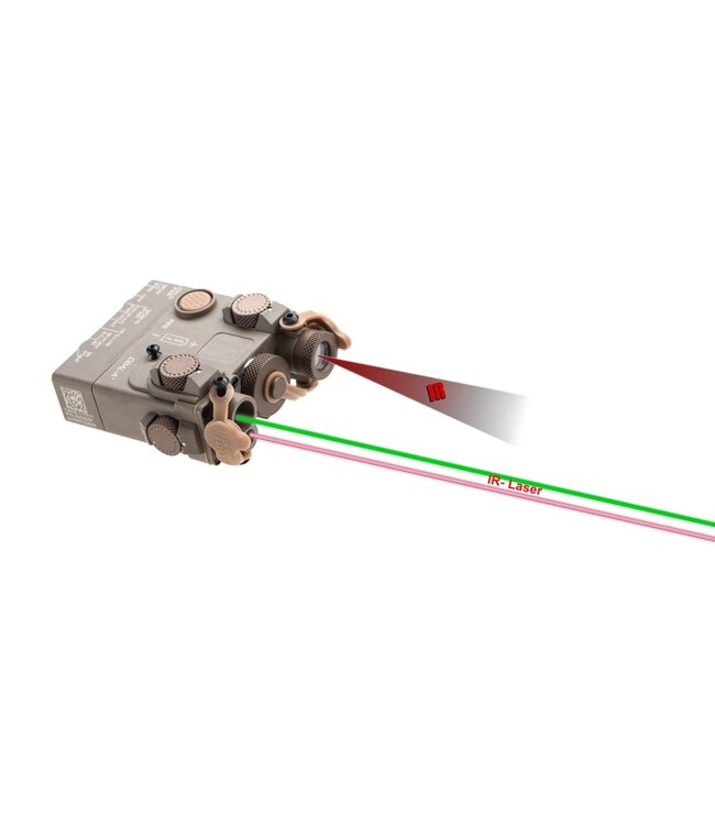 WADSN DBAL-A2 Aiming Device Green Laser + IR Laser/IR LED - Dark Earth
