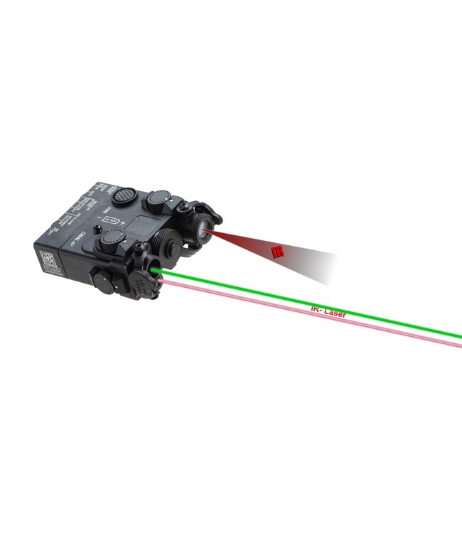 WADSN DBAL-A2 Aiming Device Green Laser + IR Laser/IR LED - Black