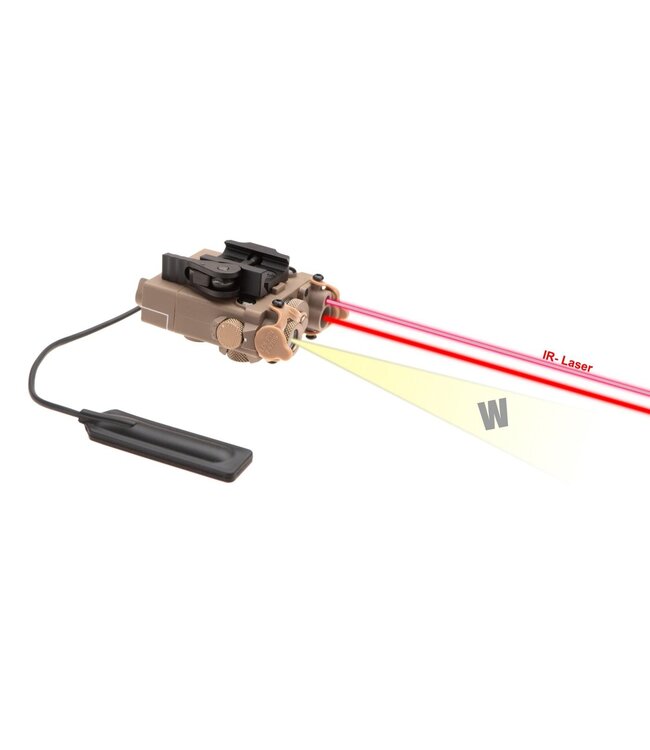 WADSN DBAL-A2 Illuminator / Laser Module Red + IR - Dark Earth