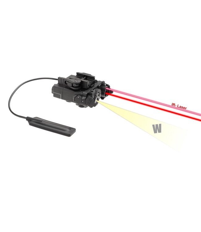 WADSN DBAL-A2 Illuminator / Laser Module Red + IR - Black