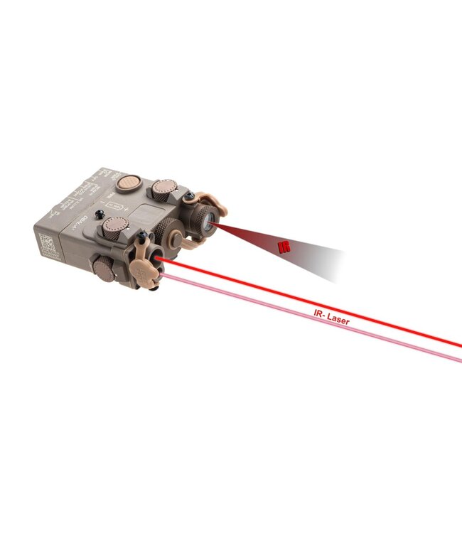 WADSN DBAL-A2 Aiming Device Red Laser + IR Laser/IR LED - Dark Earth