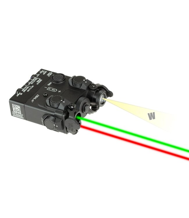 WADSN DBAL-A2 Illuminator / Laser Module Red + Green Aluminium - Black