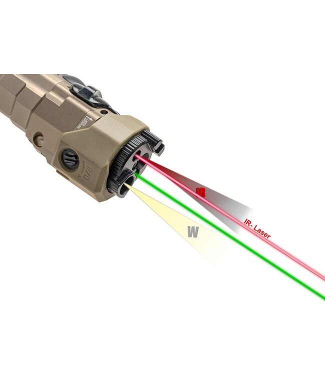 WADSN MAWL-C1+ Green Laser Polymer Version - Dark Earth