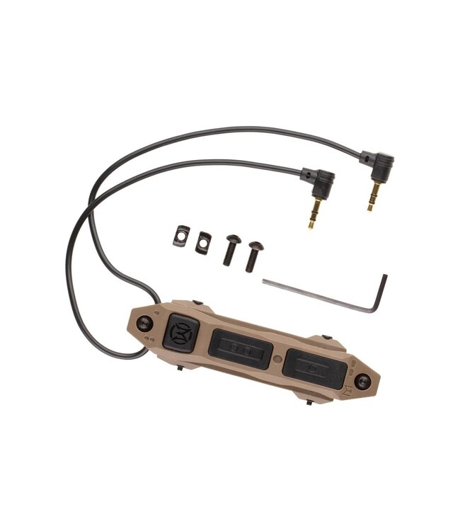 WADSN Tactical Augmented Dual Function Tape Switch with Lock 3.5mm - Dark Earth