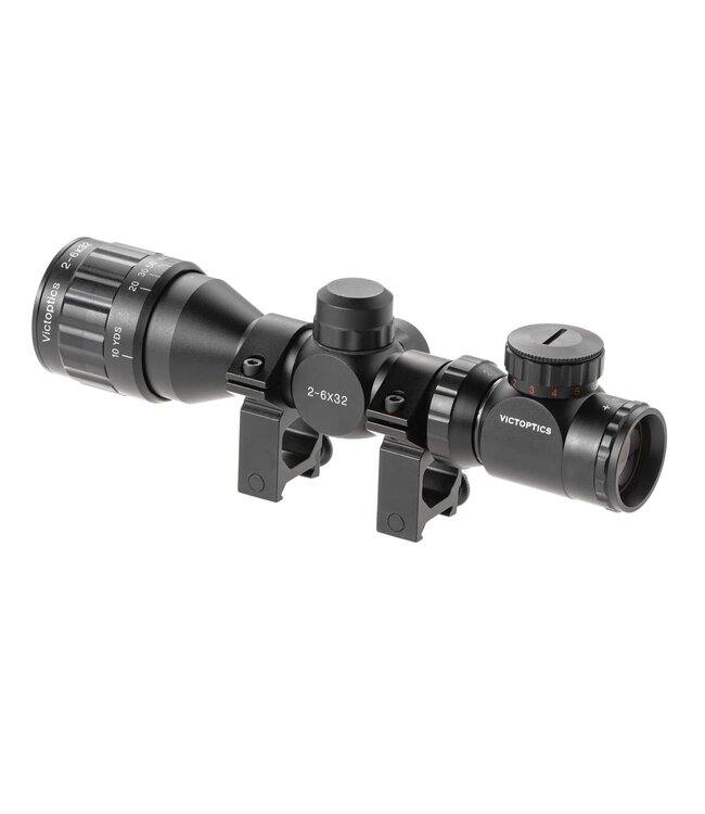 VictOptics A3 2-6x32 Scope - Black
