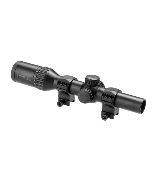 Vector Optics Continental X6 1-6x24 Fiber - Black