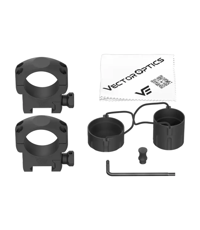 Vector Optics Forester 1-5x24 Fiber Scope - Black