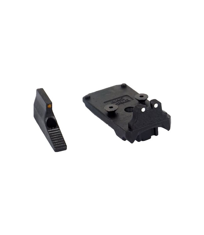 Action Army AAP01 Steel RMR Adapter & Front Sight Set - Black