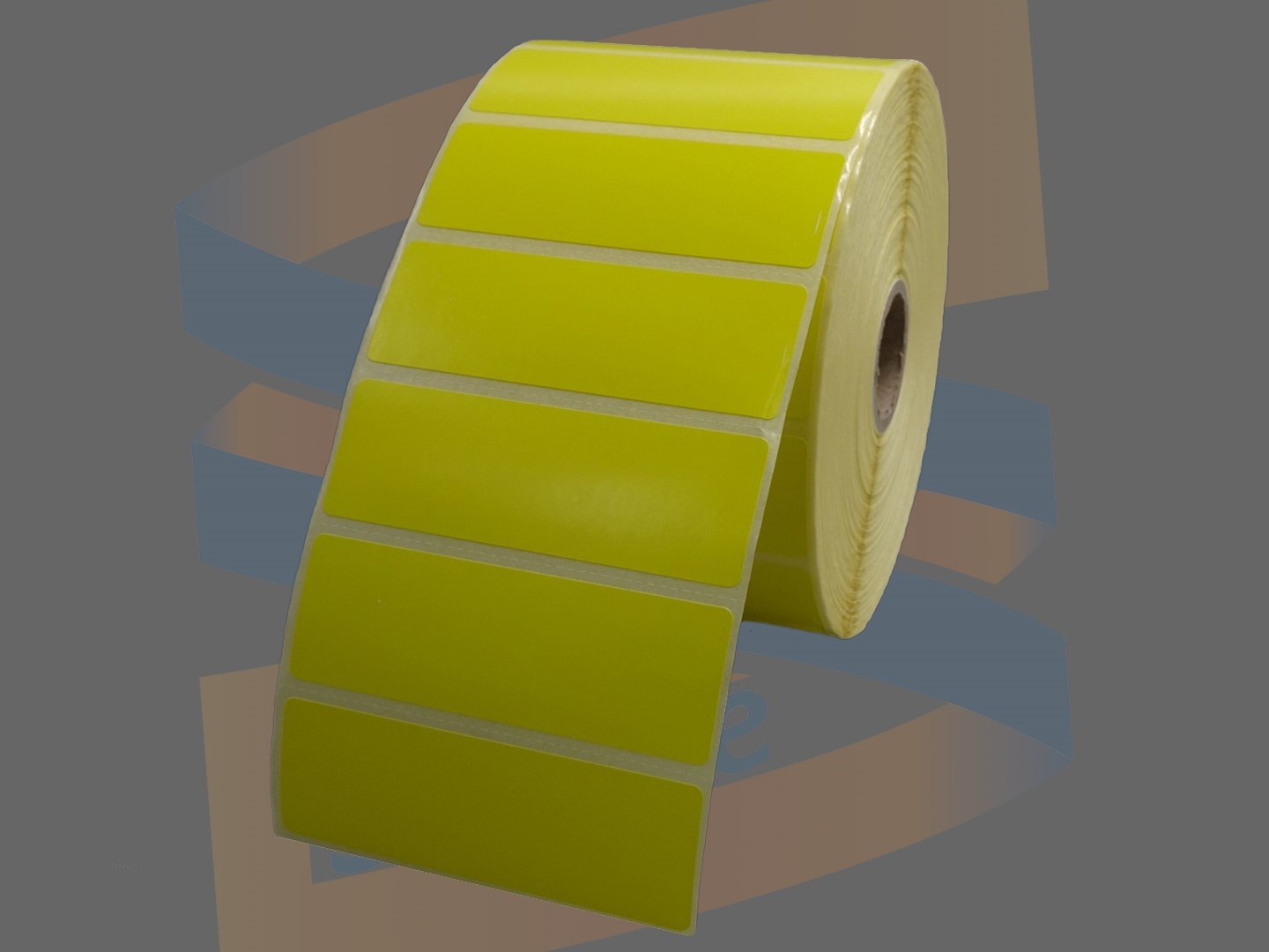 Etiket voor Godex 76x25mm geel, rol 2.580 etiketten