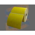 Godex Etiketten, Direct Thermisch, 102mm x 102mm, Permanent, Kern 25mm, Geel, rol à 700 stuks