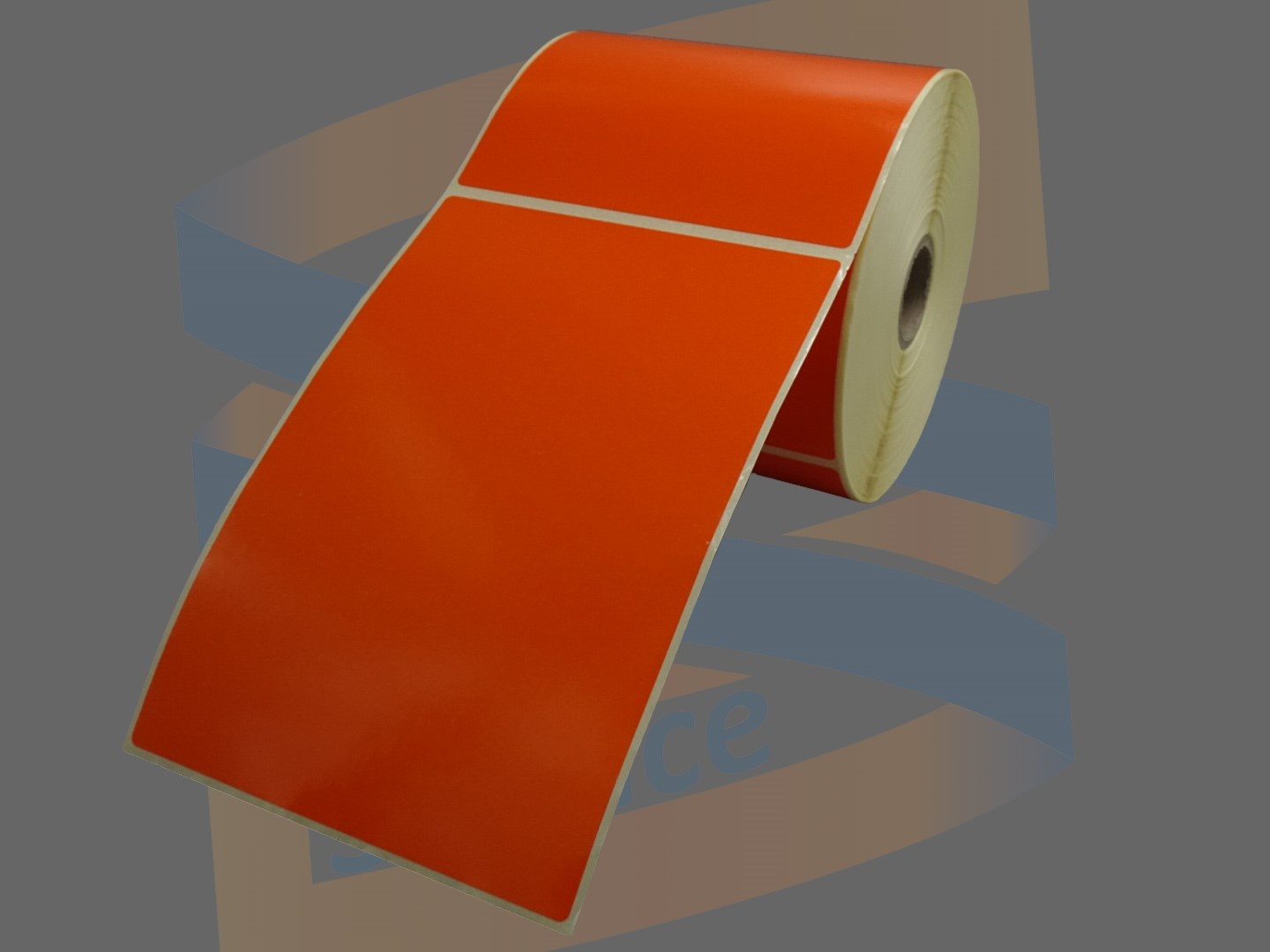 Etiket Bixolon 102x152mm oranje, rol à 475 stuks