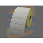 Etiket voor Zebra 76x25mm wit, rol 2.580 etiketten