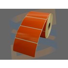Zebra Etiketten, Direct Thermisch, 70mm x 40mm, Permanent, Kern 25mm, Oranje, rol à 1.000 stuks