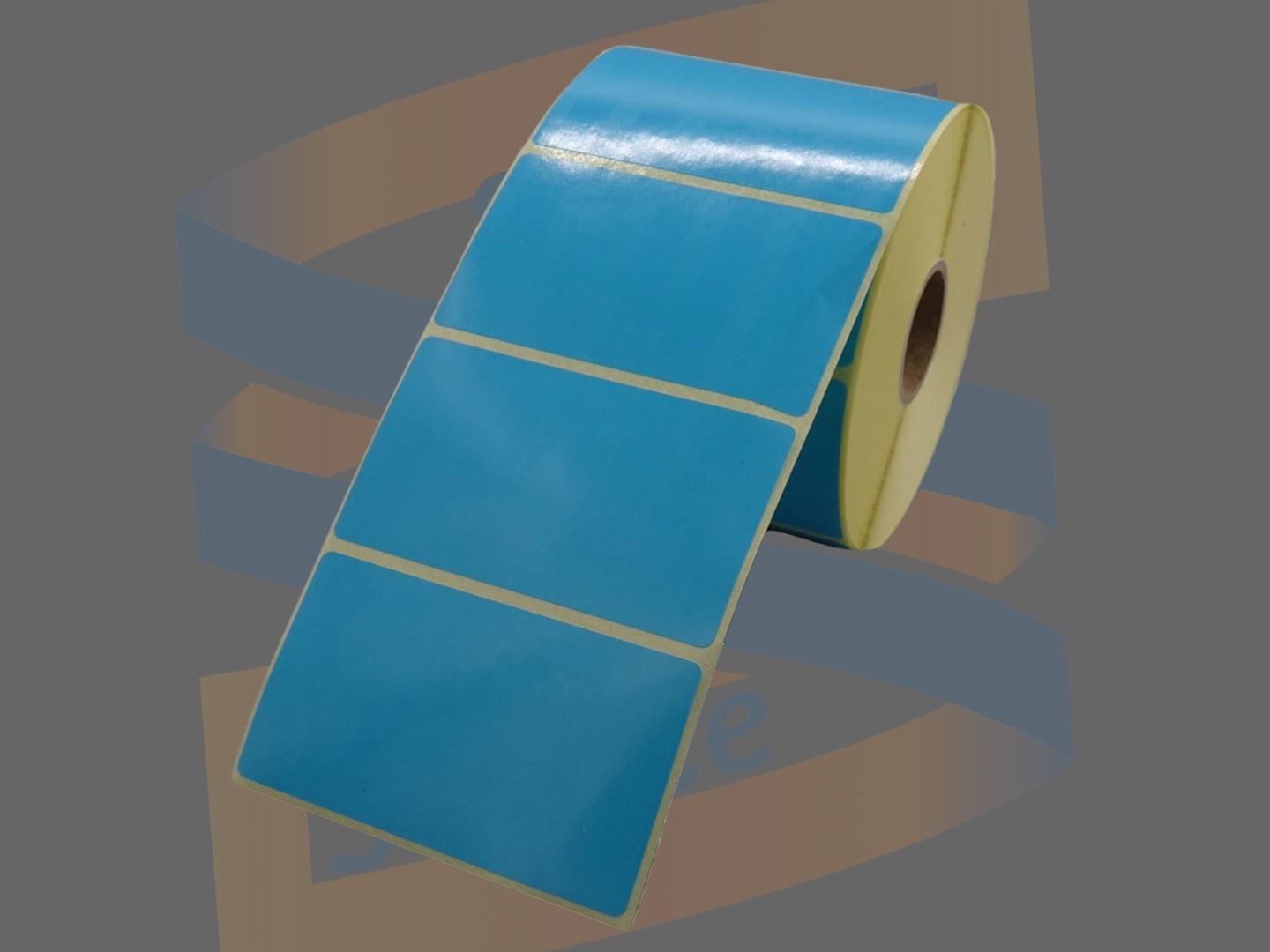 Zebra 70x40mm blauw direct thermal labels