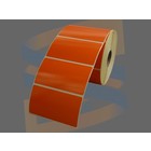 Etiket Bixolon 70x40mm oranje, rol 1.000 etiketten