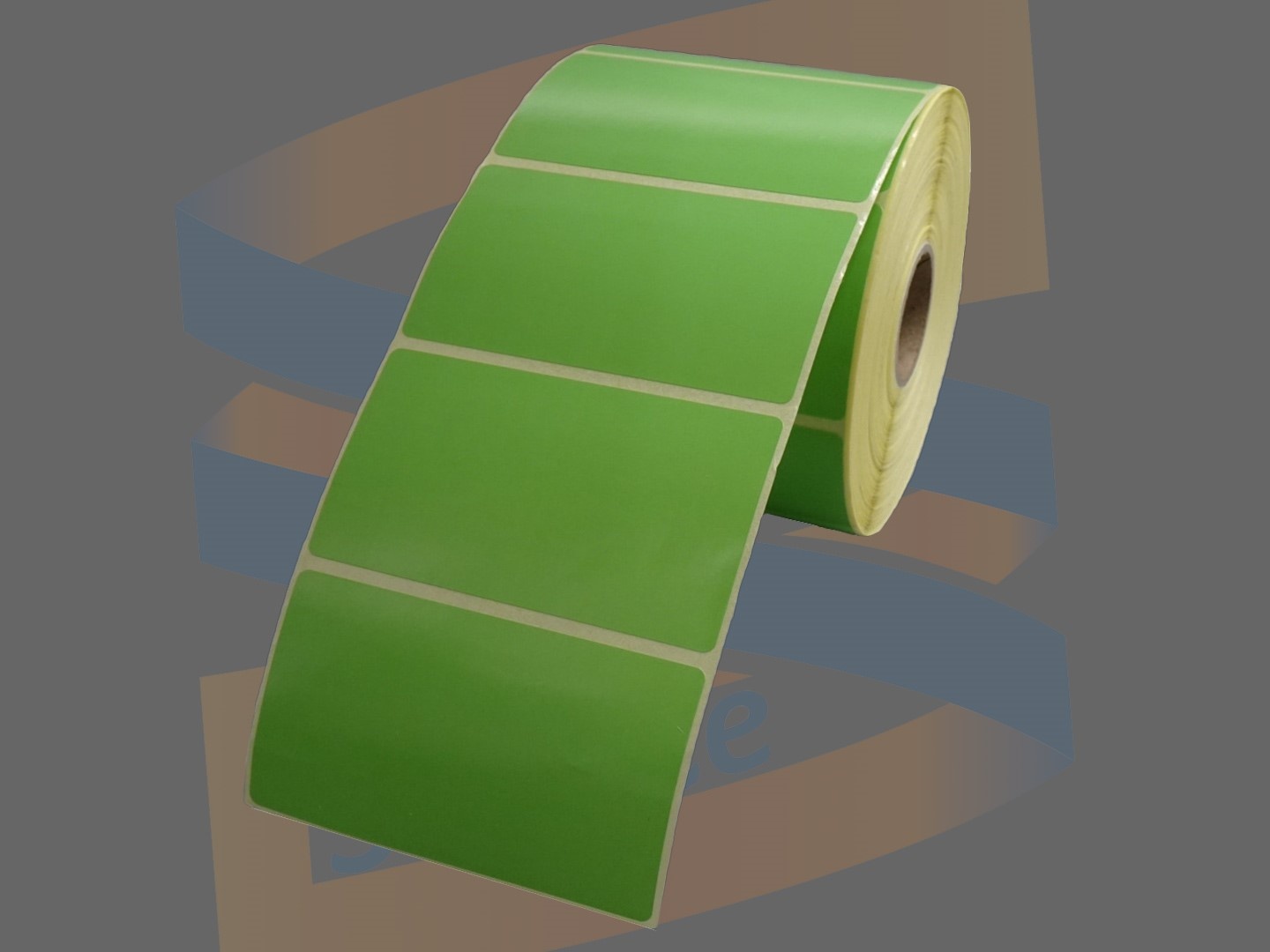 Etiket Bixolon 70x40mm groen, rol 1.000 etiketten