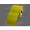 Compatible Zebra Etiketten, Direct Thermisch Gecoat, 70mm x 40mm, Permanent, Kern 25mm, Geel, rol à 1.000 stuks