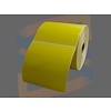 Compatible Zebra Etiketten, Direct Thermisch Gecoat, 102mm x 102mm, Permanent, Kern 25mm, Geel, rol à 700 stuks