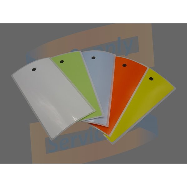 Compatible Godex Etiketten, Kunststof, 100mm x 50mm, Permanent, Kern 25mm, rol à 1.000 stuks