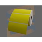 Godex Etiketten, Kunststof, 100mm x 50mm, Permanent, Kern 25mm, Geel, rol à 1.000 stuks