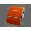 Compatible Godex Etiketten, Kunststof, 100mm x 50mm, Permanent, Kern 25mm, Oranje, rol à 1.000 stuks