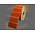 Bixolon Etiketten, Direct Thermisch, 57mm x 32mm, Permanent, Kern 25mm, Oranje, rol à 2.100 stuks