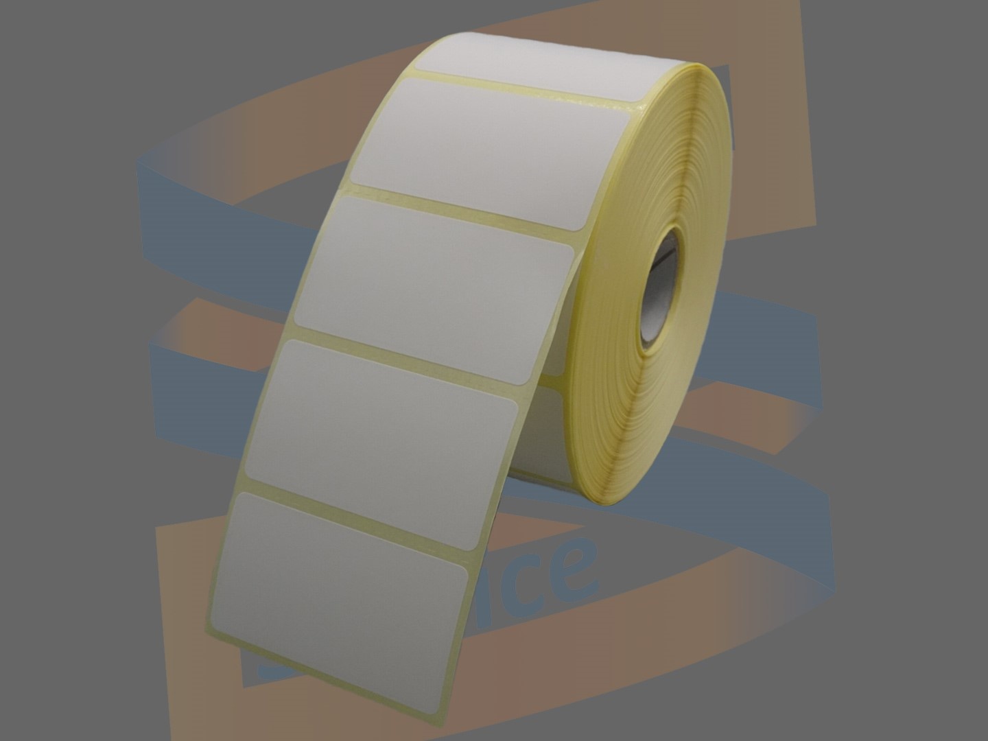 Removable labels 57x32mm voor Zebra, 2.100 per rol, direct thermal, met een perforatie na ieder etiket, doos à 12 rollen (800262-127)