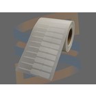 Zebra Etiketten, Kunststof, 69mm x 10mm, Permanent, Kern 40mm, rol à 1.250 stuks