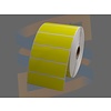 Compatible Zebra Etiketten, Kunststof, 76mm x 25mm, Permanent, Kern 25mm, Geel, rol à 2.580 stuks
