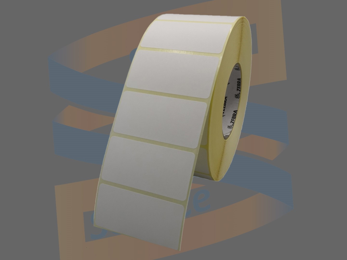 Origineel Zebra (880018-038) Etiketten, Paperlabels Uncoated, 76mm x 38mm, Permanent, Kern 76mm, rol à 3.634 stuks