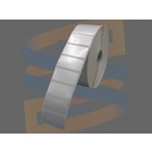 Zebra Etiketten, Kunststof, 38mm x 19mm, Permanent, Kern 25mm, Zilver, rol à 3.720 stuks