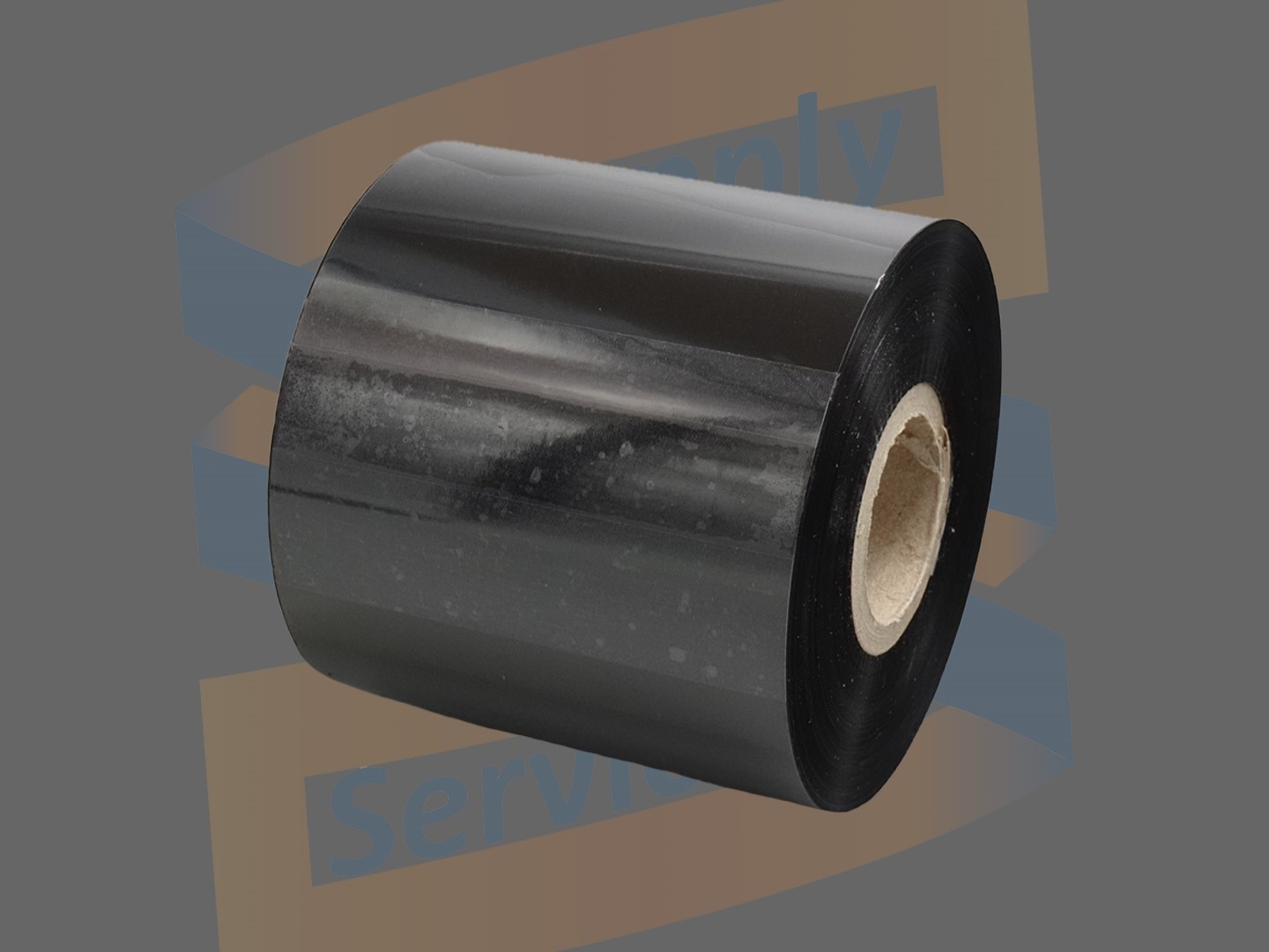 Thermal transfer folie 65mm x 420 meter wax op een 1 inch core (25mm kern) coating inside