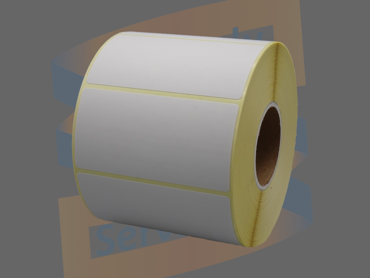 Compatible Etiketten, Direct Thermisch Gecoat, 80mm x 40mm, Removable, Kern 40mm, rol à 1.250 stuks