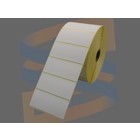 Zebra Etiketten, Kunststof, 70mm x 30mm, Permanent, Kern 25mm, rol à 2.200 stuks