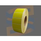 Zebra Etiketten, Direct Thermisch, 57mm x 32mm, Permanent, Kern 76mm, Geel, rol à 4.200 stuks