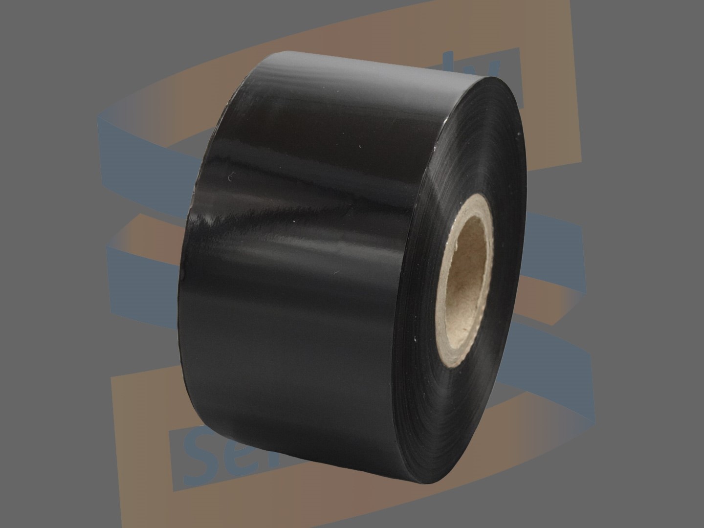 Thermal transfer folie 40mm x 420 meter wax op een 1 inch core (25mm kern) coating inside