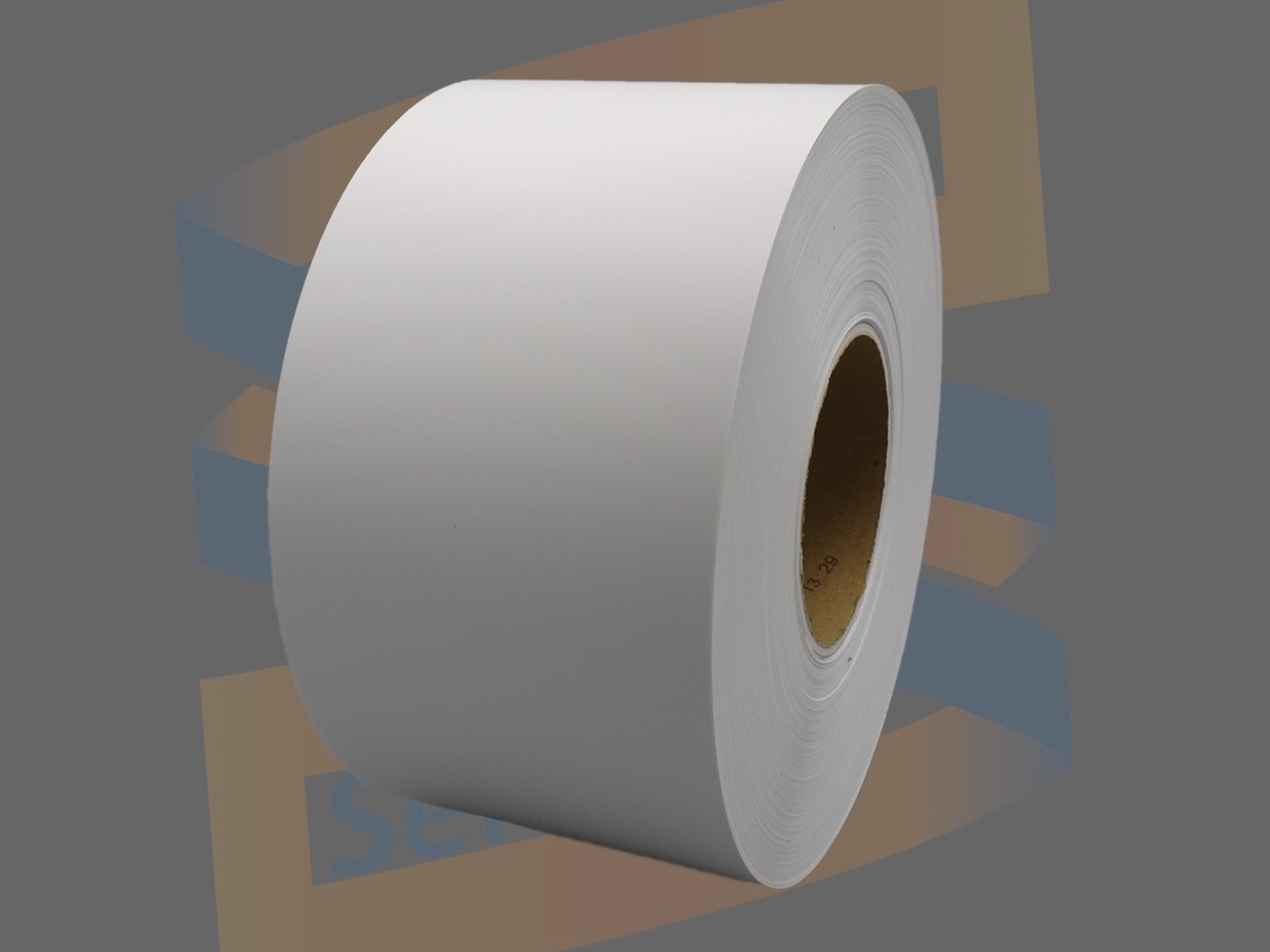 Kunststof kaart 102mm doorlopend 150 meter op kern 76mm