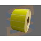 Zebra Etiketten, Direct Thermisch, 102mm x 38mm, Permanent, Kern 76mm, Geel, rol à 3.560 stuks