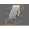 Compatible Zebra Etiketten, Kunststof, 51mm x 25mm, Permanent, Kern 25mm, Zilver, rol à 2.580 stuks
