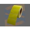 Compatible Zebra Etiketten, Direct Thermisch Gecoat, 70mm x 40mm, Permanent, Kern 76mm, Geel, rol à 1.000 stuks