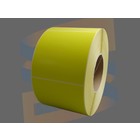 Zebra Etiketten, Direct Thermisch, 102mm x 102mm, Permanent, Kern 76mm, Geel, rol à 1.400 stuks