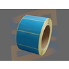 Direct thermische etiketten 70x40mm, blauw, op een kern van 76mm, rol à 1.000 etiketten